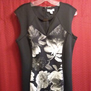 NWT:  LITTLE BLACK DRESS (w/flower design)